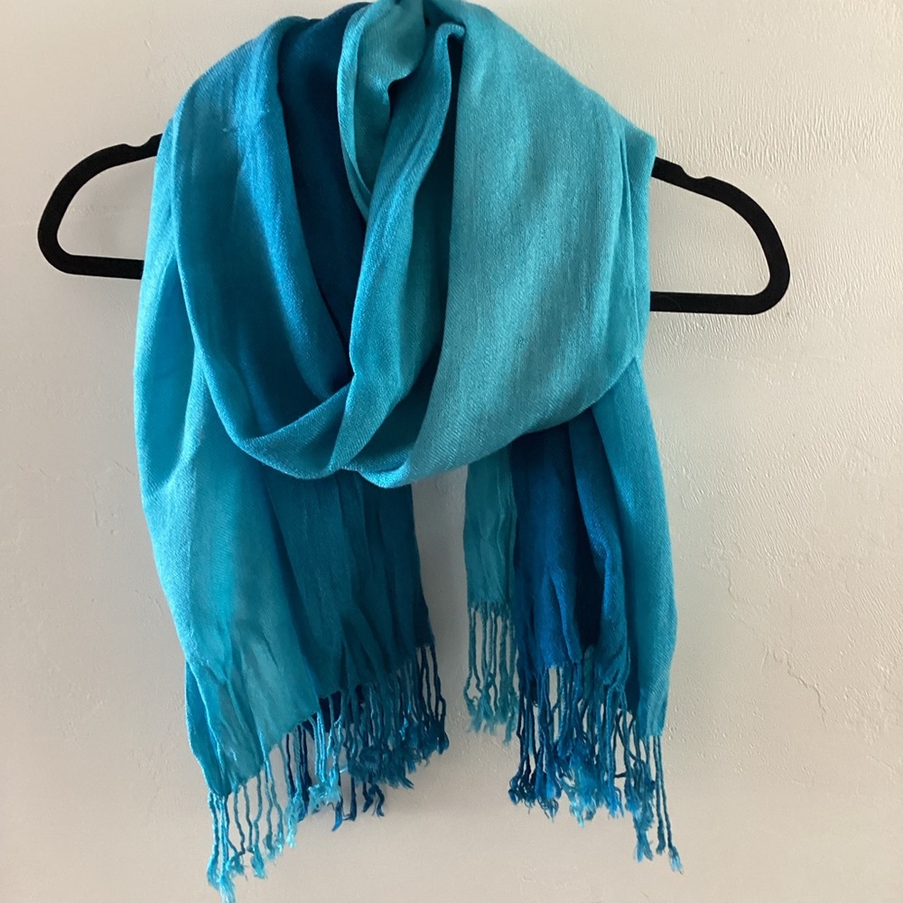 Blue Ombré Scarf